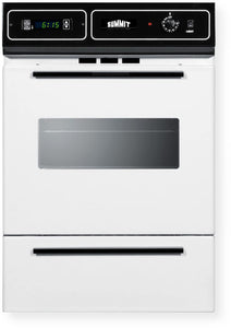 Summit 24" Gas Wall Oven, White- WTM7212KW