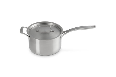 Le Creuset Stainless Steel Essential Saucepan, 4qt