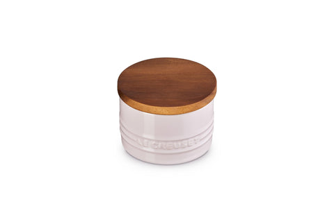 Salt Cellar with Wood Lid - Shallot 7 oz.