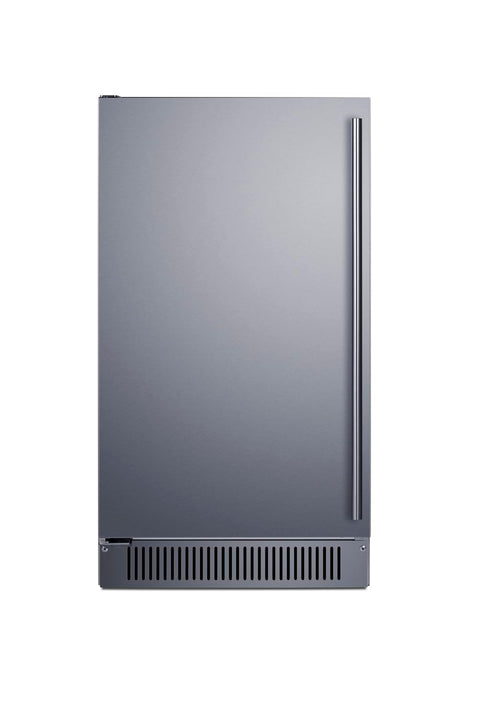 Summit 60 lb.Clear Ice Maker, Outdoor, Stainless Steel - BIM182OSADALHD
