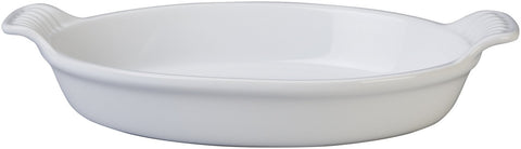 Heritage Oval Au Gratin Dish - White