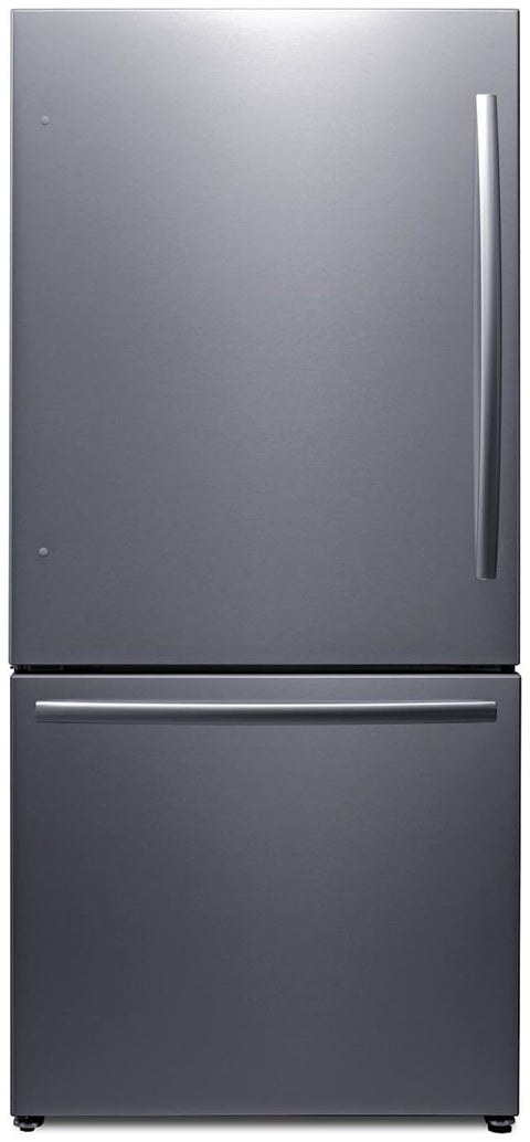 Summit 31" Refrigerator, 17.2 cu.ft Capacity Refrigerator-Freezer, Bottom Mount Freezer, Ice Maker, ENERGY STAR, Stainless Steel - FFBF179SSIMLHD (Left Hand Door)