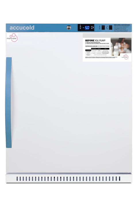 ACCUCOLD AFZ5PVBIADAMC 4 Cu.Ft. MOMCUBE Breast Milk Freezer  ADA Height  1 C Variation  Open Door Alarm  Microprocessor Control Panel (Right Hand Door)