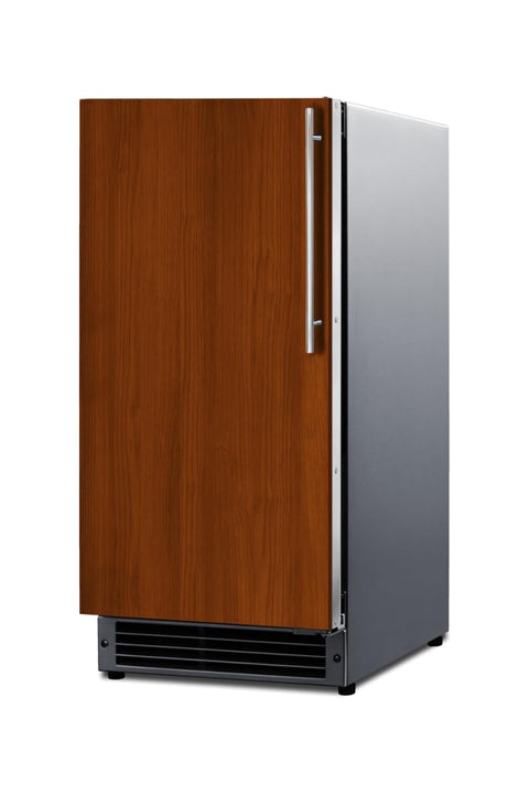 Summit Appliance BIM26H32IF 15 Inch  Wide 25 lb. Drain-Free Icemaker  ADA Compliant (Panel Not Included) (32 Inch- ADA Height  LHD)