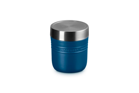 Le Creuset Stainless Steel On The Go Food Jar, 16 oz., Deep Teal