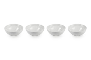 Le Creuset Stoneware Set of 4 Soup Bowls, 22 oz. (6.25") each, White
