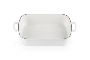 Le Creuset Enameled Cast Iron Signature Rectangular Roaster, 5.25 qt. (9.8" x 13"), White