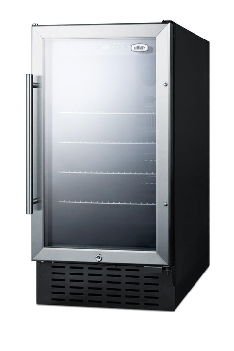 Summit 18” Built-In Beverage Center, Glass Door - SCR1841B