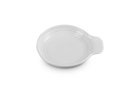 Le Creuset Signature Stoneware Spoon Rest, 6 Inches, White