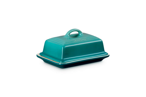 Le Creuset Stoneware European Butter Dish, Riviera