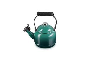 Le Creuset Enamel On Steel Demi Tea Kettle with Metal Finishes, 1.25 qt., Artichaut