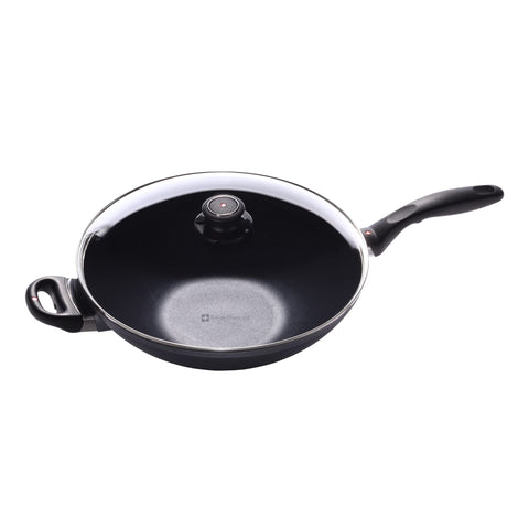 Swiss Diamond Induction Nonstick Wok with Lid, 12.5-Inch