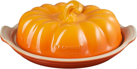 Pumpkin Butter Dish Persimmon 8.3" x 5.6" x 3.7"