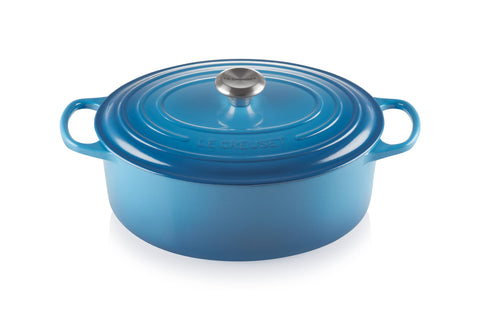 Le Creuset Enameled Cast Iron Signature Oval Dutch Oven, 6.75 qt., Marseille