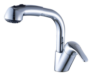 Legion Furniture UPC Kitchen Faucet with Deck Plate Brass/Polished Chrome