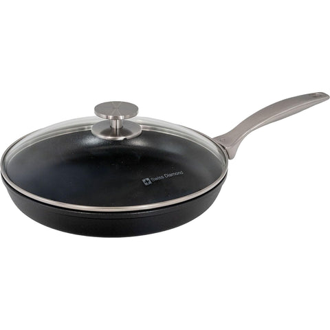Swiss Diamond CHD Nonstick Fry Pan - 10.25" with lid (CHD6426C)