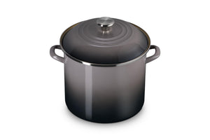 Le Creuset Enamel on Steel Traditional Stockpot, 12 qt., Oyster with Stainless Steel Knob