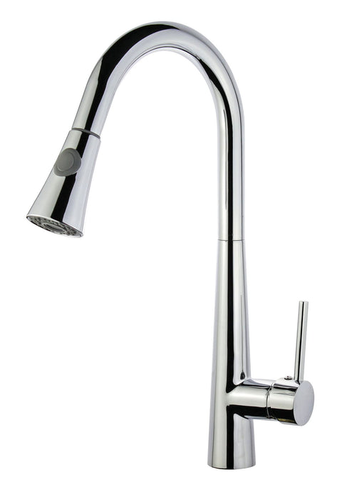 Legion Furniture UPC Kitchen Faucet with Deck Plate Brass/Polished Chrome