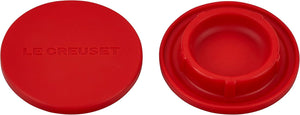 Le Creuset Silicone Mill Caps, 2 1/2", Cerise