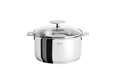 Cristel Casteline C18QMPKP Saucepan, 2.5 quart, Silver