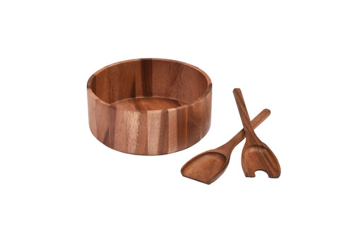 Kalmar Home Large Salad Bowl with Servers