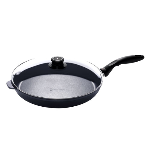 Swiss Diamond Frying Pans Nonstick with Lid, Features Nonstick Diamond Coated Aluminum Skillets and Oven Safe Frying Pans with Lids, Cover Included, 12.5 Inch