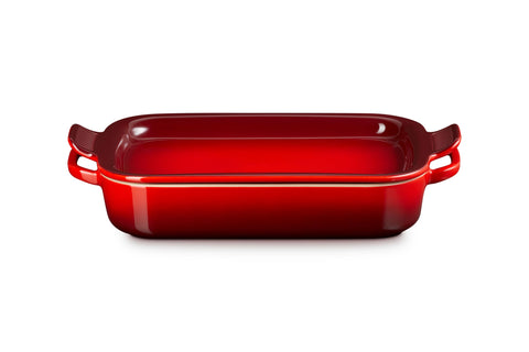 Rectangular Dish with Platter Lid - Cerise 14 3/4"x9"x2 1/2" (3 qt.)
