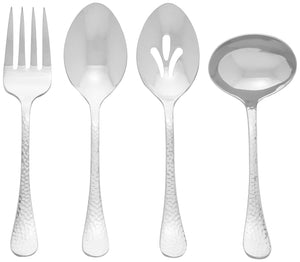 Ginkgo International Lafayette 4-Piece Stainless Steel Hostess Set