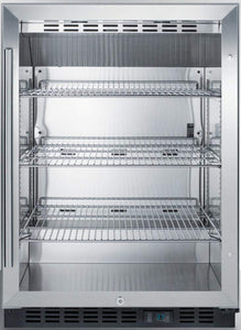 Summit 24” Beverage Center, Commercial, Stainless Steel - SCR610BL