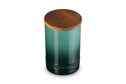 Canister with Wood Lid - Artichaut 26 oz.