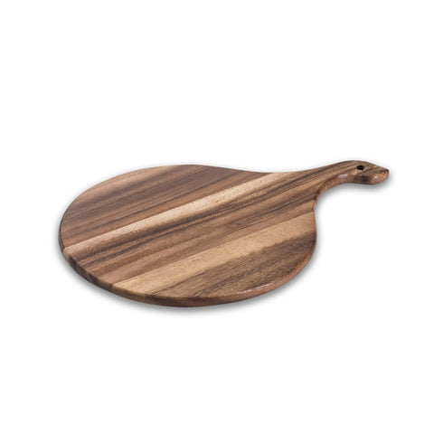 Kalmar Home Medium Round Acacia Wood Cutting Board