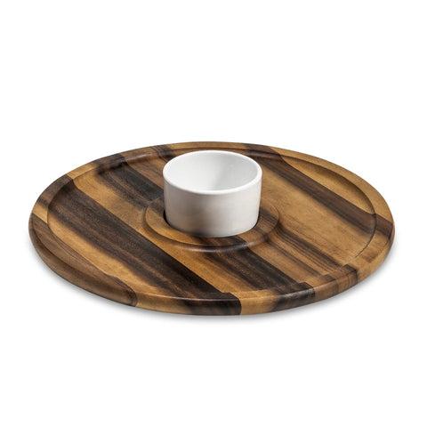 Large Ceramic Bowl Chip n Dip by Kalmar Home