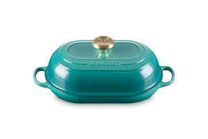 Le Creuset Enameled Cast Iron Signature Oval Bread Oven, 11.5 inch, Riviera