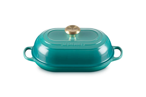 Le Creuset Enameled Cast Iron Signature Oval Bread Oven, 11.5 inch, Riviera