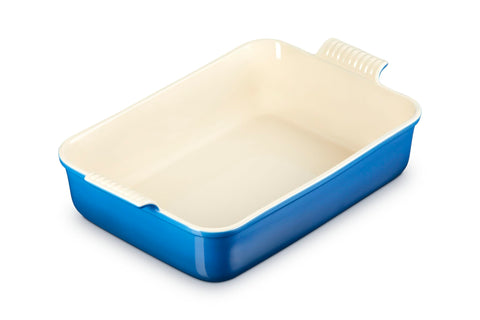 Le Creuset Stoneware Heritage Deep Rectangular Lasagna Dish, 6.75 qt., Marseille
