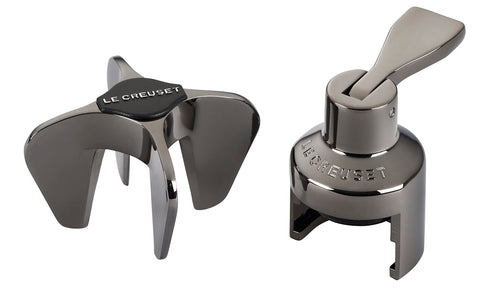 Le Creuset Sparkling Wine Set , Black Nickel