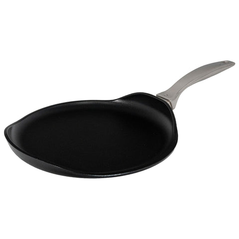 Swiss Diamond Nonstick Frying Pan Hybrid Ceramic and Diamond-Infused Crepe Pan, Dou Ceramic, Dishwasher and Oven Safe Fry Pans, 10.25-Inches