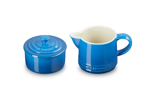 Le Creuset Stoneware Signature, Marseille Cream & Sugar Set, Cream: 300 ml, Sugar: 8oz