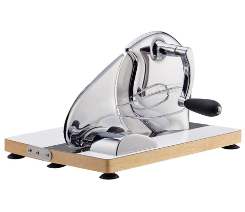 Zassenhaus Vintage Manual Adjustable Bread Slicer for Uniform Slices - Bread Slicer for Homemade Bread - 18/8 Stainless Steel Blade Sourdough Cutter - Stainless Steel 13.4" x 10.24" x 8.27"