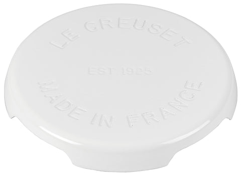 Le Creuset Enameled Cast Iron Signature Trivet, 8.8", White