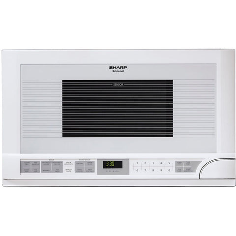 1.5 Cu. Ft. 1100W Over-the-Counter Microwave in White