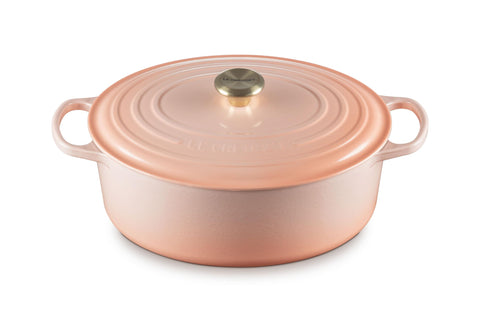 Signature Oval Dutch Oven - Peche 8 qt.