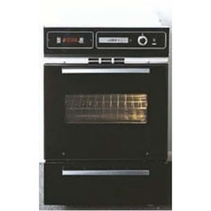 Summit 24" Wide Gas Wall Oven, Black - TTM7212DK