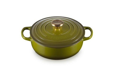 Le Creuset Enameled Cast Iron Signature Round Sauteuse, 3.5 qt., Olive