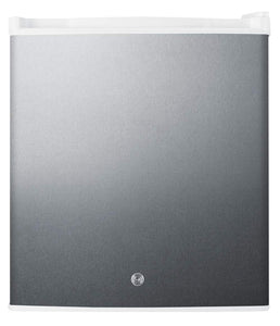 Summit Appliance FFAR25L7BICSS Commercial 17" Wide Compact Built-In All-Refrigerator, Factory-installed Lock, 1.7 cu.ft Capacity, LED Lighting, Digital Thermostat, Sealed Back, Adjustable Shelves