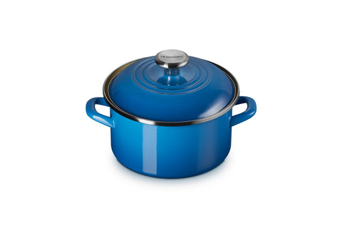 Le Creuset Enamel on Steel Traditional Petite Stockpot, 3.8qt., Marseille