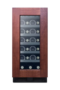 15 wide ADA compliant wine cellar for built-in or freestanding use with panel-ready door trim