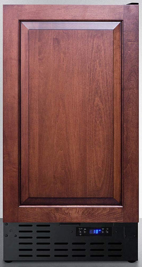 Summit 18" Ice Maker, Drain Free, 8 lb. Production Capacity, Panel Ready*- BIM18IF (*Panels not Included)