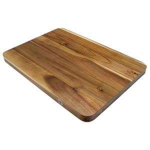 Swiss Diamond, Long Grain Acacia Wood Cutting Board, Heavy Duty Wooden Cutting Board for Charcuterie, Fruits & More, Supports Knife Sharpness and Cleanliness, 50 x 35 cm