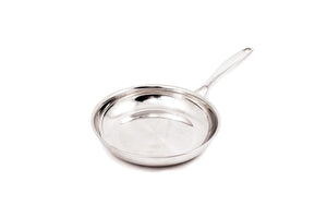 Swiss Diamond Premium Clad 5-Ply Stainless Steel 9.5 Inch Frying Pan with Satin Exterior Finish, Induction Compatible Skillet - Oven and Dishwasher Safe